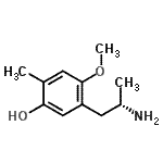 CAS 登录号：773792-30-6， 5-[(2S)-2-氨基丙基]-4-甲氧基-2-甲基苯酚