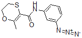 CAS 登录号：77386-61-9， N-(3-叠氮基苯基)-2-甲基-5,6-二氢-1,4-氧硫杂环己二烯-3-甲酰胺