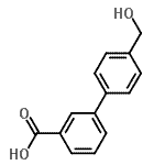 CAS 登录号：773872-69-8， 4'-(羟基甲基)-3-联苯基羧酸