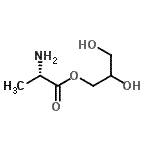 CAS 登录号：77411-53-1， 2,3-二羟基丙基L-丙氨酸酯