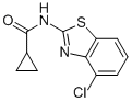 CAS 登录号：77414-54-1， N-(4-氯苯并[d]噻唑-2-基)环丙烷甲酰胺