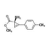 CAS 登录号：774144-33-1， 甲基(1R)-1-氨基-2-(4-甲基苯基)-2-环丙烯-1-羧酸酯