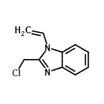 CAS 登录号：77416-96-7， 2-(氯甲基)-1-乙烯基-1H-苯并咪唑