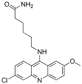 CAS 登录号：77420-86-1， 6-[(6-氯-2-甲氧基吖啶-9-基)氨基]己酰胺
