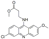 CAS 登录号：77420-88-3， 3-[(6-氯-2-甲氧基吖啶-9-基)氨基]丙酸甲酯