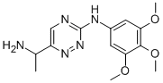 CAS 登录号：774460-88-7， 6-((1S)-1-氨基乙基)-N-(3,4,5-三甲氧基苯基)-1,2,4-三嗪-3-胺