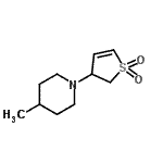 CAS 登录号：774533-88-9， 1-(1,1-二氧代-2,3-二氢-3-噻吩基)-4-甲基哌啶