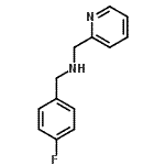 CAS 登录号：774556-83-1， 1-(4-氟苯基)-N-(2-吡啶基甲基)甲胺