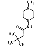 CAS 登录号：774575-26-7， 3,3-二甲基-N-(4-甲基-1-哌嗪基)丁酰胺