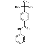 CAS#: 774589-60-5, 4-(2-Methyl-2-propanyl)-N-(2-pyrazinyl)benzamide