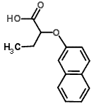 CAS 登录号：77502-64-8， 2-(2-萘基氧基)丁酸