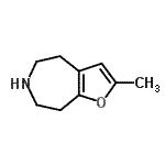 CAS#: 775252-60-3, 2-Methyl-5,6,7,8-tetrahydro-4H-furo[2,3-d]azepine