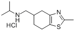 CAS#: 77529-12-5, N-[(2-Methyl-4,5,6,7-Tetrahydro-1,3-Benzothiazol-5-Yl)Methyl]Propan-2-Amine Hydrochloride
