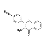 CAS 登录号：775315-38-3， 4-(3-甲基-4-氧代-4H-苯并吡喃-2-基)苯甲腈