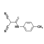 CAS 登录号：775540-85-7， 2,2-二氰基-N-(4-甲基苯基)硫代乙酰胺