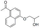 CAS 登录号：7761-47-9， 4-(2-羟基丙氧基)-1-萘基乙酮