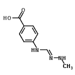 CAS 登录号：776273-62-2， 4-{(E)-[(2-甲基肼基)亚甲基]氨基}苯甲酸