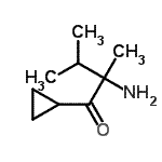 CAS 登录号：776282-52-1， 2-氨基-1-环丙基-2,3-二甲基-1-丁酮