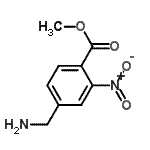 CAS 登录号：776286-94-3， 甲基4-(氨基甲基)-2-硝基苯甲酸酯