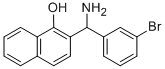 CAS 登录号：776295-04-6， 2-[氨基-(3-溴-苯基)-甲基]-萘-1-醇
