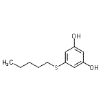CAS 登录号：776306-87-7， 5-(戊基硫基)-1,3-苯二酚