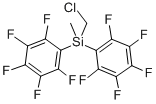 CAS 登录号：77669-65-9， (氯甲基)甲基二(五氟苯基)硅烷