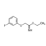 CAS#: 777025-87-3, Ethyl 2-(3-fluorophenoxy)ethanimidate