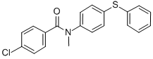 CAS#: 77711-71-8, 4-Chloro-N-Methyl-N-(4-Phenylsulfanylphenyl)Benzamide