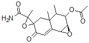 CAS#: 77732-43-5, (1aR-(1aalpha,2beta,3beta,3abeta,5beta(S*),7balpha))-2-(Acetyloxy)-2,3,3a,4,6,7b-hexahydro-3,3',3a-trimethyl-6-oxo-Spiro(naphth(1,2-b)oxirene-5(1aH),2'-oxirane)-3'-carboxamide