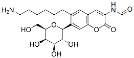 CAS#: 77750-09-5, N-(6-Aminohexyl)-2-Oxo-7-[(2S,3R,4S,5R,6R)-3,4,5-Trihydroxy-6-(Hydroxymethyl)Oxan-2-Yl]Oxychromene-3-Carboxamide
