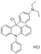 CAS#: 77769-31-4, 4-(9-Chloro-9,10-Dihydro-10-Phenyl-9-Acridinyl)-N,N-Diethyl-Benzeneamine Hydrochloride