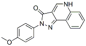 CAS 登录号：77779-50-1， 2-(4-甲氧基苯基)-1H-吡唑并[4,5-c]喹啉-3-酮