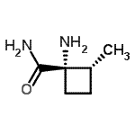 CAS 登录号：777850-52-9， (1S,2R)-1-氨基-2-甲基环丁烷甲酰胺