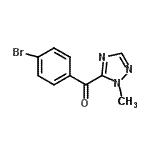 CAS#: 777873-04-8, (4-Bromophenyl)(1-methyl-1H-1,2,4-triazol-5-yl)methanone