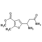 CAS 登录号：777887-95-3， 甲基5-(1,3-二氨基-3-氧代丙基)-2-甲基-3-糠酸酯