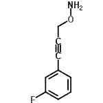 CAS 登录号：778549-42-1， 1-[3-(氨基氧基)-1-丙炔-1-基]-3-氟苯