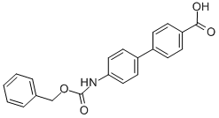 CAS 登录号：778601-54-0， 4'-苄基氧基羰基氨基-联苯-4-羧酸