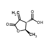CAS#: 778649-16-4, (2R,3S)-2-Methyl-4-methylene-5-oxotetrahydro-3-furancarboxylic acid