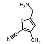 CAS#: 779310-89-3, 5-(Aminomethyl)-3-methyl-2-thiophenecarbonitrile