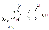CAS#: 77935-72-9, 1-(3-Chloro-4-Hydroxyphenyl)-5-Methoxypyrazole-3-Carboxamide