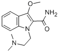 CAS 登录号:77941-28-7, 1-(2-二甲基氨基乙基)-3-甲氧基吲哚-2-甲酰胺
