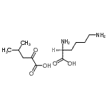 CAS#: 78000-32-5, 4-Methyl-2-oxopentanoic acid - L-lysine (1:1)