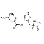 CAS#: 78000-40-5, 4-Methyl-2-oxopentanoic acid - L-histidine (1:1)