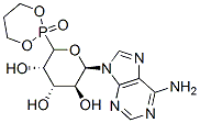 CAS 登录号：78000-58-5， (3S,4S,5R)-2-(6-氨基嘌呤-9-基)-5-[(2-氧代-1,3-二氧杂-2lambda5-磷杂环己-2-基)氧基甲基]四氢呋喃-3,4-二醇