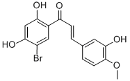 CAS 登录号：78050-54-1， (E)-1-(5-溴-2,4-二羟基苯基)-3-(3-羟基-4-甲氧基苯基)丙-2-烯-1-酮