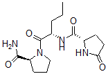 CAS 登录号：78058-02-3， (2S)-N-[(2S)-1-[(2S)-2-氨基甲酰吡咯烷-1-基]-1-氧代戊烷-2-基]-5-氧代吡咯烷-2-甲酰胺