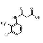 CAS#: 78096-13-6, 3-[(3-Chloro-2-methylphenyl)amino]-3-oxopropanoic acid