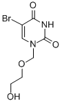 CAS 登录号：78097-11-7， 1-(2-羟基乙氧基)甲基-5-溴尿嘧啶
