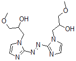 CAS 登录号：78130-17-3， 1-[2-[1-(2-羟基-3-甲氧基丙基)咪唑-2-基]偶氮基咪唑-1-基]-3-甲氧基丙烷-2-醇