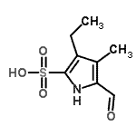 CAS 登录号：781565-65-9， 3-乙基-5-甲酰基-4-甲基-1H-吡咯-2-磺酸